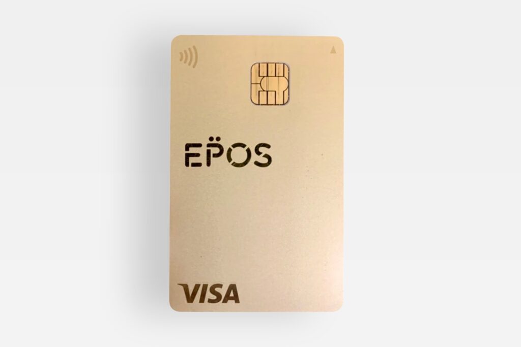 エポスゴールドカードの券面写真