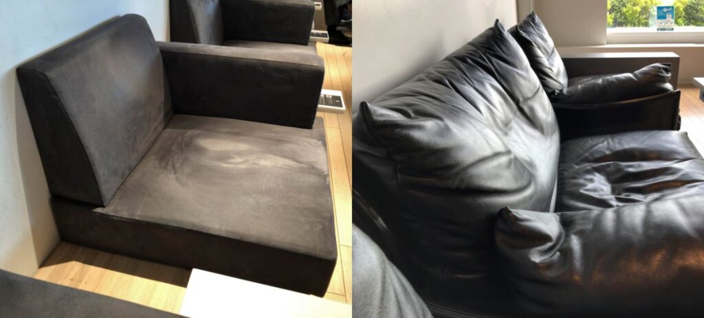 2種類のソファー