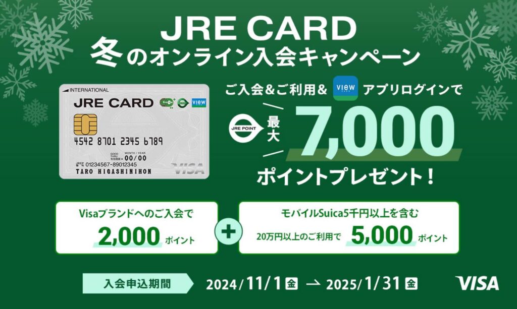 JRE CARDの入会キャンペーンバナー