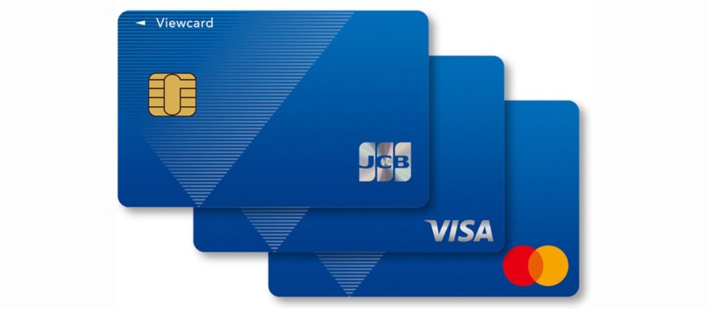 ビューカード スタンダードのJCB、Visa、Mastercardの公式サイトの画像