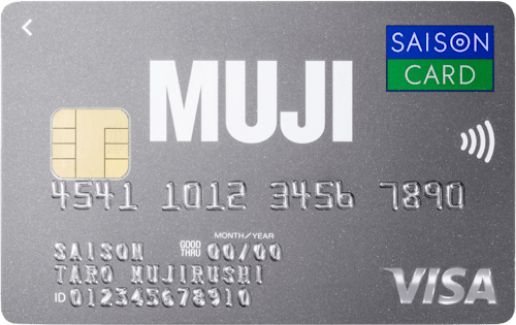 MUJIカードの券面