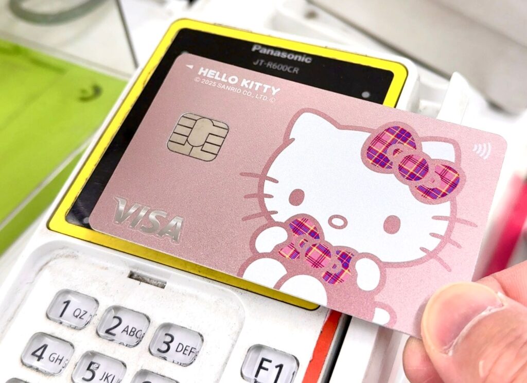 三井住友カード ゴールド(NL)ハローキティデザインでのタッチ決済
